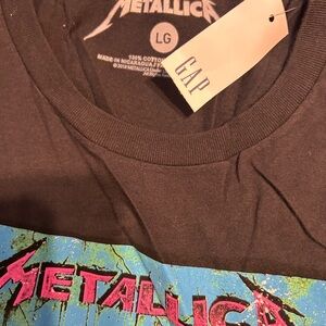 GAP Kids Black Metallica Graphic Tee